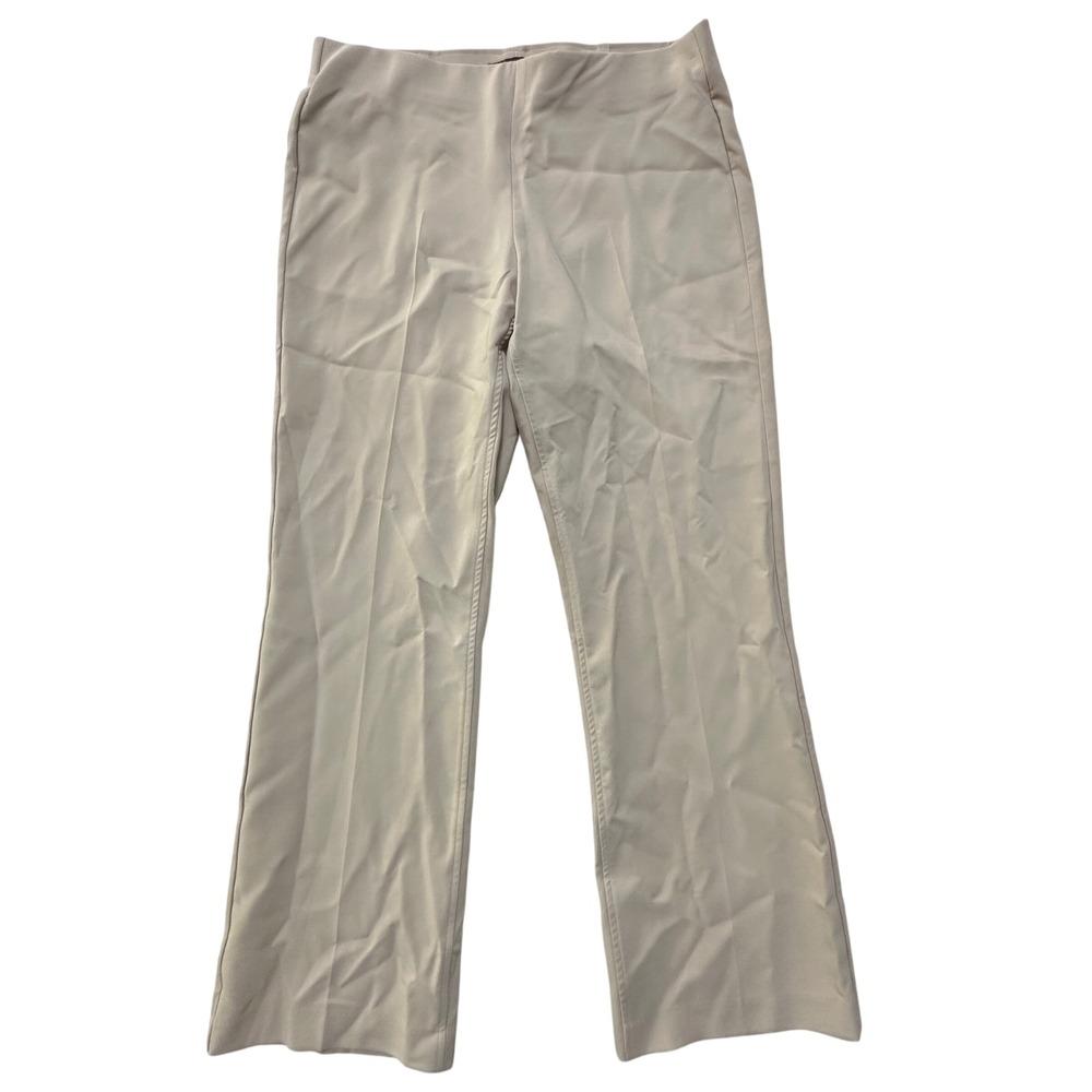 Adrianna Papell Bi-Stretch Pull On Dress Pants Womens 6 Blush Pink Career Office